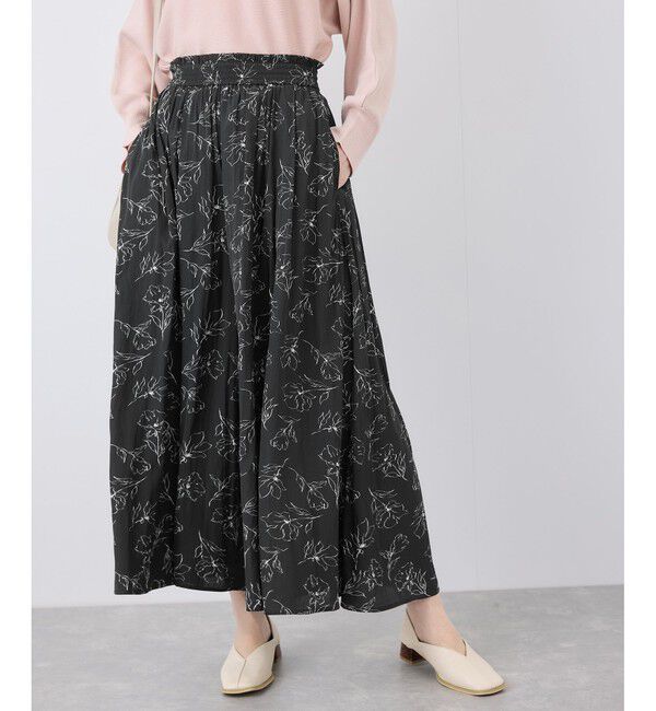 Rope&rsquo;Picnic「イージースカーチョ/UVカット・洗濯機OK」|チノ|クロメイン