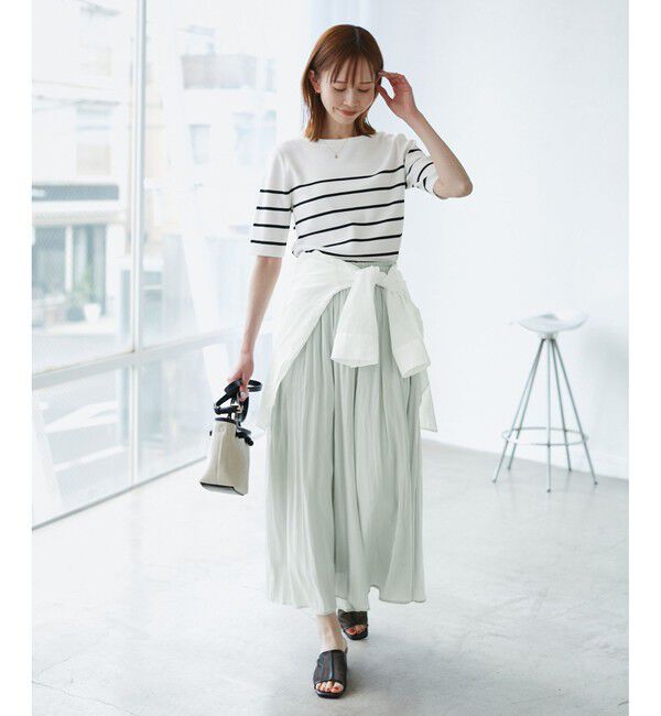 Rope&rsquo;Picnic「イージースカーチョ/UVカット・洗濯機OK」|チノ|