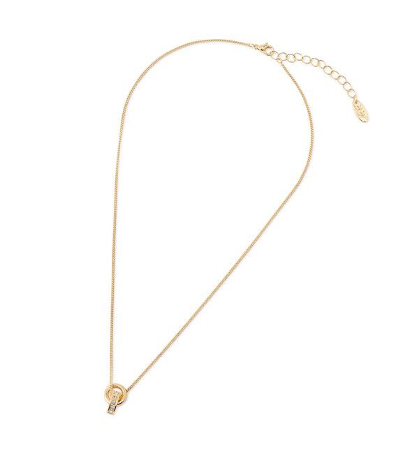 ROPE PICNIC PASSAGE「ダブルリングショートネックレス」|ネックレス|