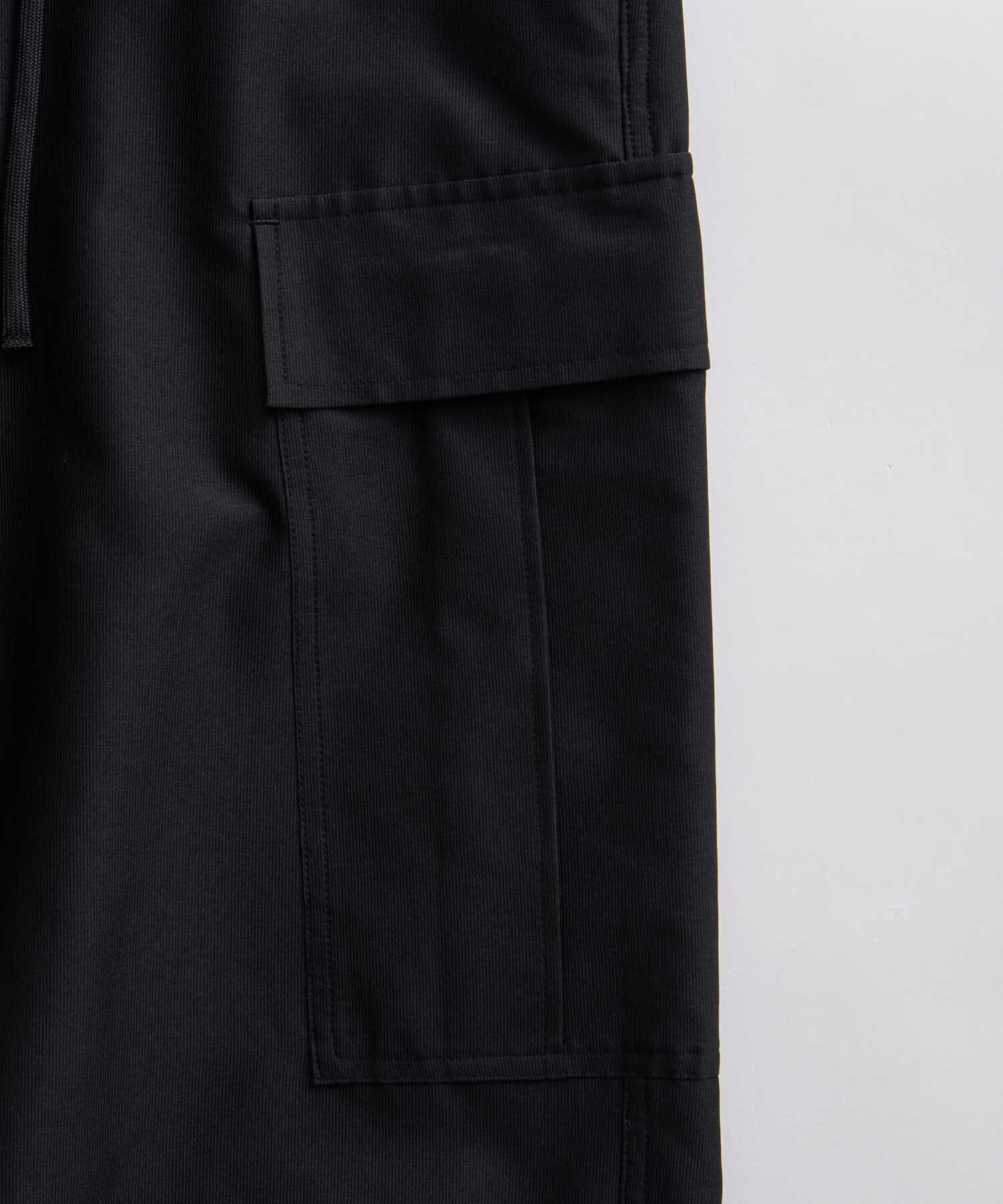 ADAM ET ROPE'「【(F)LIGHT/フライト】超軽量 ワイド イージー カーゴパンツ / 速乾 / ストレッチ / イージーケア」|カーゴ|