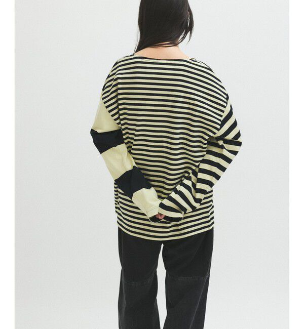 ADAM ET ROPE'「【G.F.G.S. for ADAM ET ROPE'】別注ボートネックボーダー」|Tシャツ・カットソー|