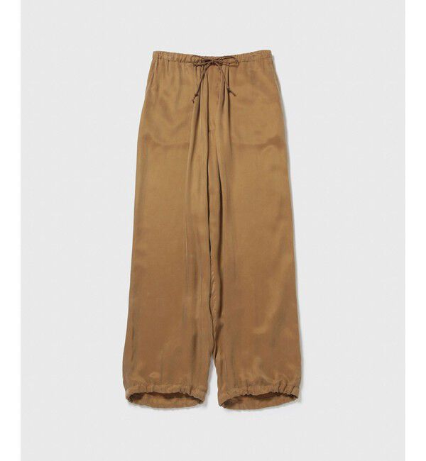 ADAM ET ROPE'「キュプラビスコース ワイドイージーパンツ  / セットアップ対応 」|チノ|