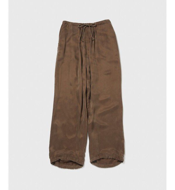 ADAM ET ROPE'「キュプラビスコース ワイドイージーパンツ  / セットアップ対応 」|チノ|