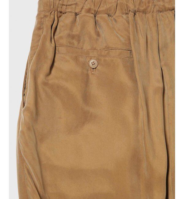 ADAM ET ROPE'「キュプラビスコース ワイドイージーパンツ  / セットアップ対応 」|チノ|