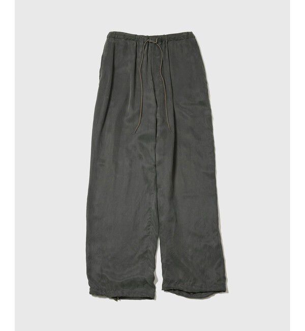 ADAM ET ROPE'「キュプラビスコース ワイドイージーパンツ  / セットアップ対応 」|チノ|