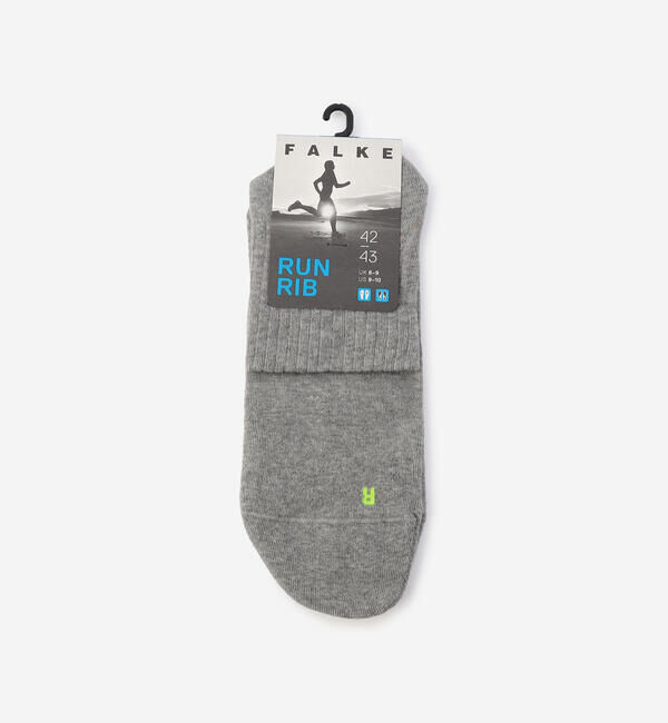 FALKE 「FALKE | 16624 RUN RIB SHORT SOCKS MEN」|ソックス|LTGREY