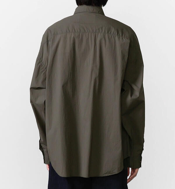 GYMPHLEX「Gymphlex | ナイロン ボタンダウンシャツジャケット MEN」|シャツ・ブラウス|