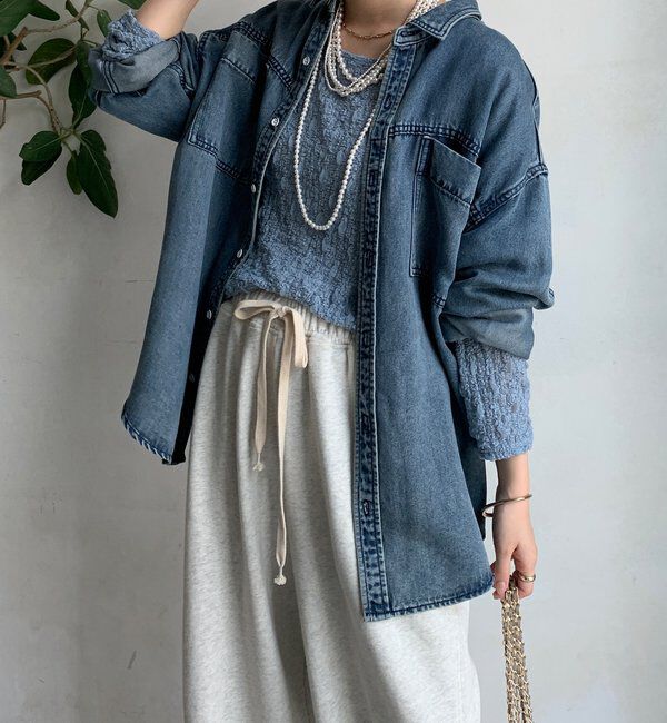  「リヨセルデニムポケットシャツ」|シャツ・ブラウス|