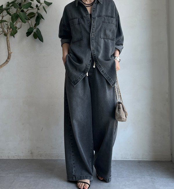  「リヨセルデニムポケットシャツ」|シャツ・ブラウス|