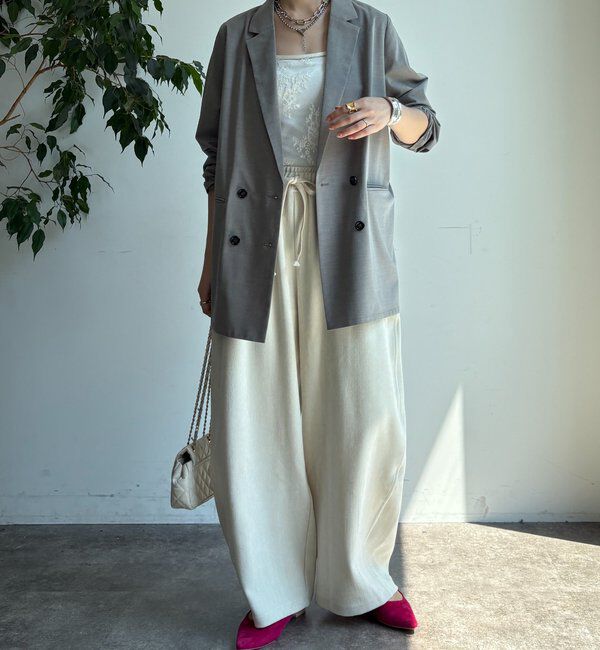  「ダブルブレストジャケット」|テーラードジャケット|