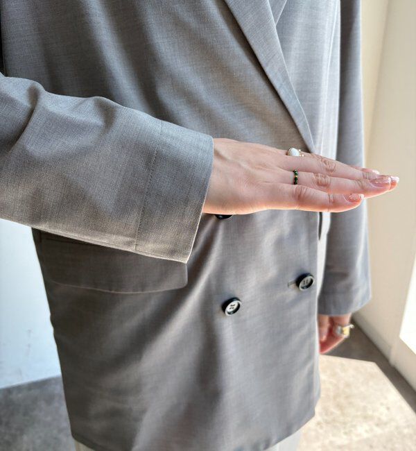  「ダブルブレストジャケット」|テーラードジャケット|