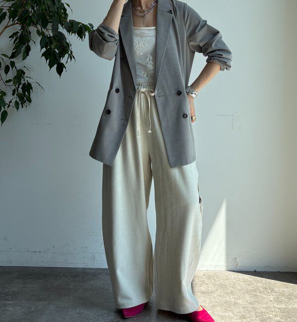  「ダブルブレストジャケット」|テーラードジャケット|