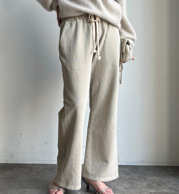  「【セットアップ対応】ピグメントフレアパンツ」|チノ|