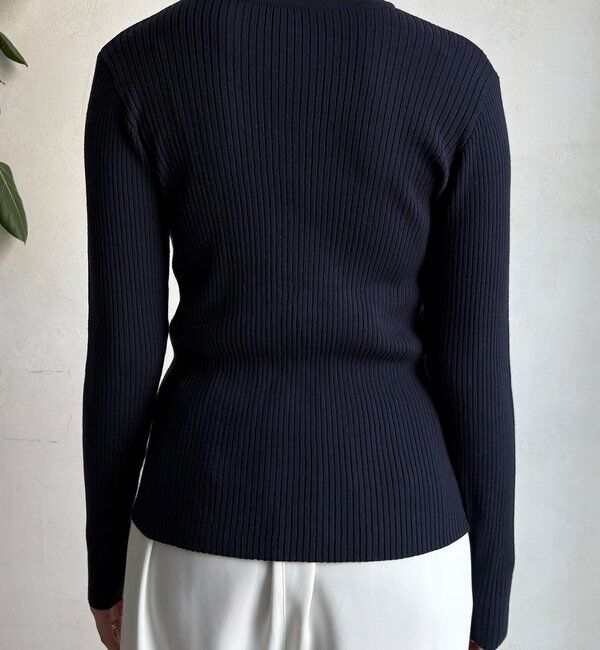  「ヘンリーネックリブニット」|ニット・セーター|