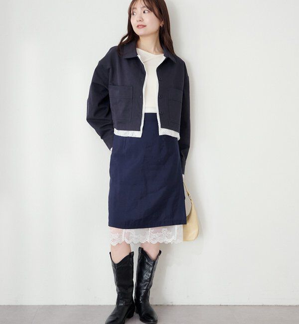  「【WEB先行/SETUP対応】レイヤードショートシャツジャケット」|その他|