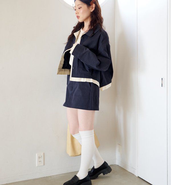  「【WEB先行/SETUP対応】レイヤードショートシャツジャケット」|その他|