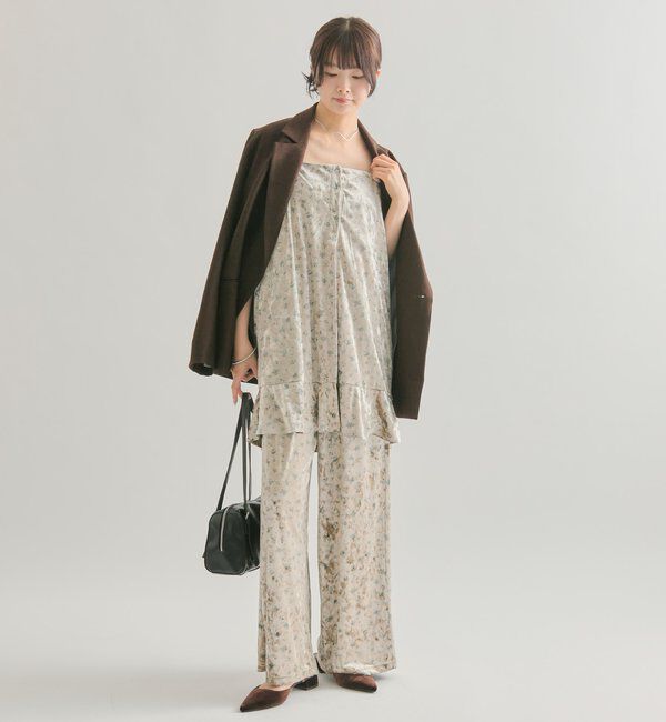  「フラワーベロア セットアップ」|チノ|