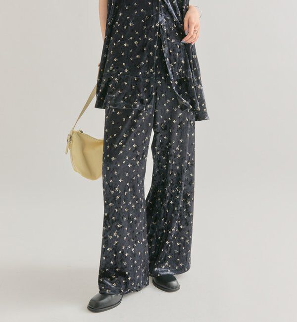  「フラワーベロア セットアップ」|チノ|