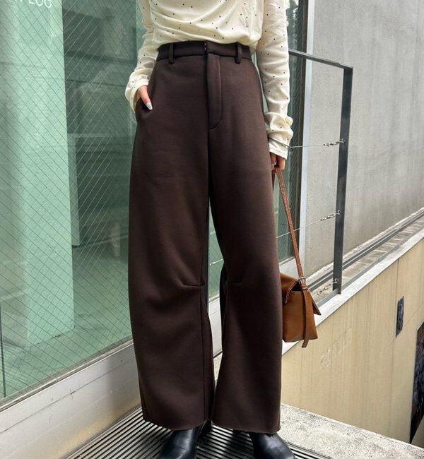  「【年間総売上1位！】裏起毛カーブスウェットパンツ」|チノ|