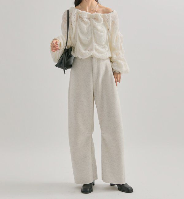  「【年間総売上1位！】裏起毛カーブスウェットパンツ」|チノ|