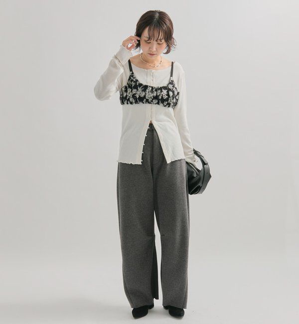  「【年間総売上1位！】裏起毛カーブスウェットパンツ」|チノ|