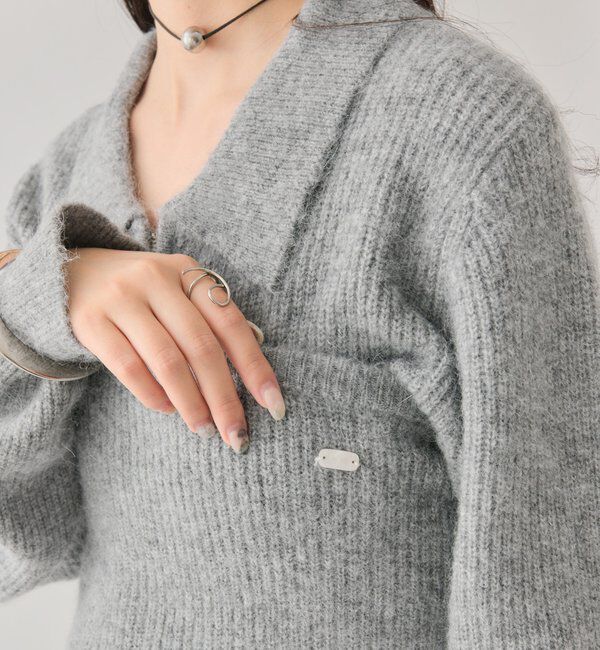  「ビスチェ付き ダブルＺＩＰカーディガン」|カーディガン|