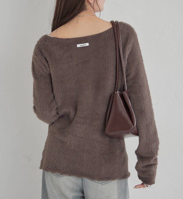  「シャギーリブカーディガン」|Tシャツ・カットソー|