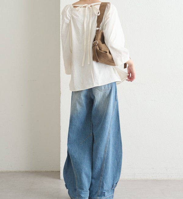  「チョーカーリボンパフブラウス」|シャツ・ブラウス|