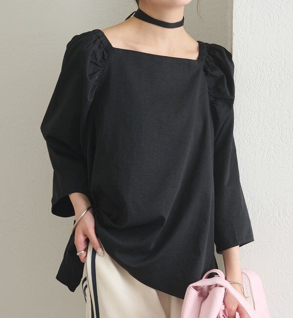  「チョーカーリボンパフブラウス」|シャツ・ブラウス|