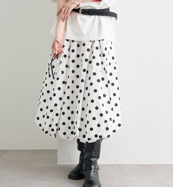  「ドットバルーンスカート」|スカート|