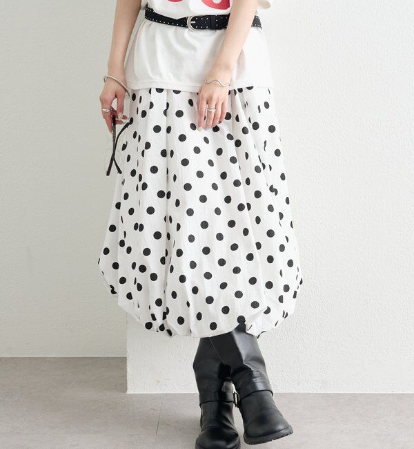  「ドットバルーンスカート」|スカート|