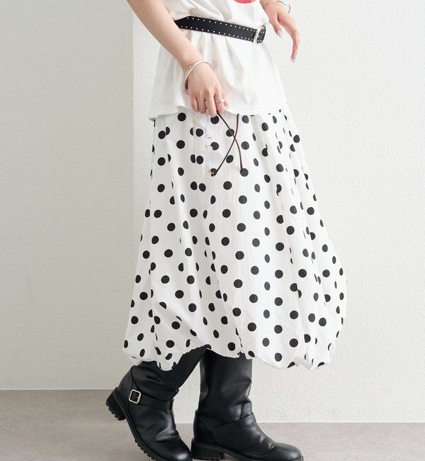  「ドットバルーンスカート」|スカート|