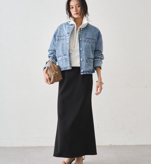  「カットジョーゼットマーメイドスカート」|スカート|