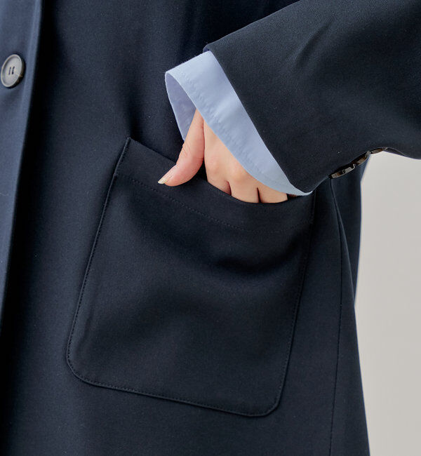  「ロゴブローチ付きオーバーシングルジャケット」|テーラードジャケット|