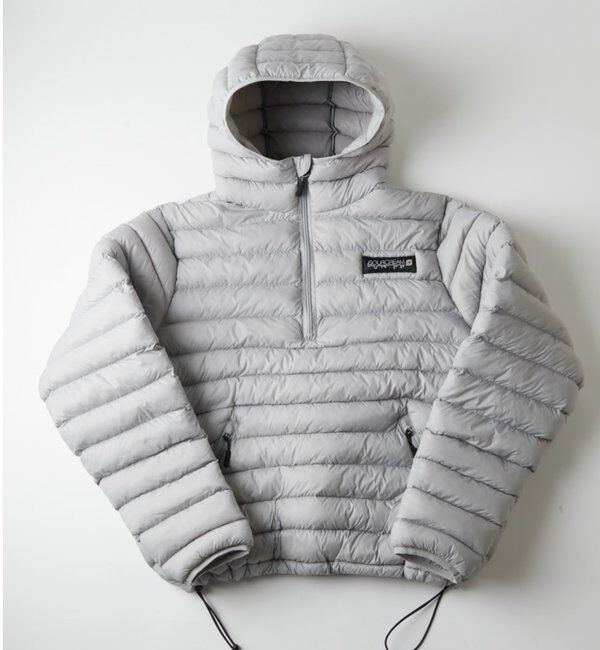  「【Sourcream】中綿ハーフジップフードプルオーバー」|ブルゾン・スタジャン|