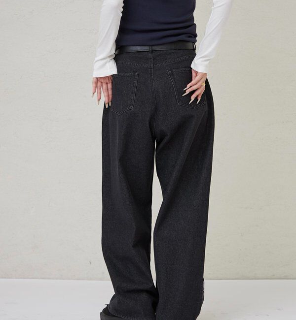  「ペイズリーダブルニーデニム」|デニム|