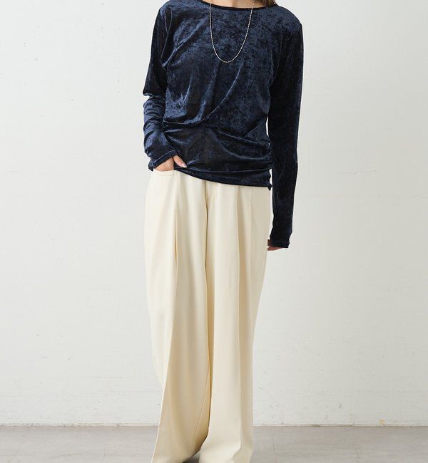  「シアーベロアトップス」|Tシャツ・カットソー|