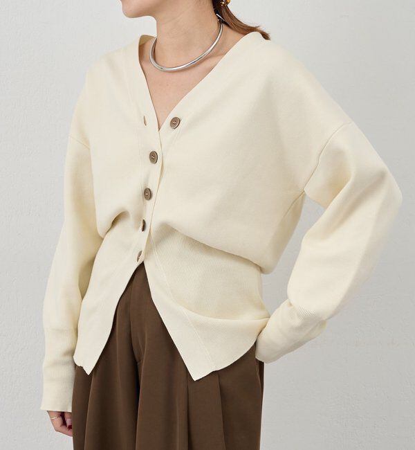  「スムースシェイプカーディガン」|カーディガン|オフホワイト