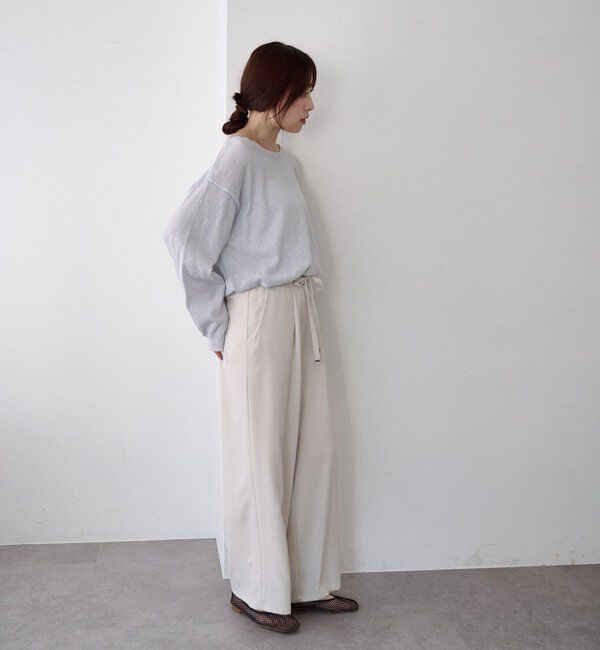  「ウエストデザインパンツ」|チノ|