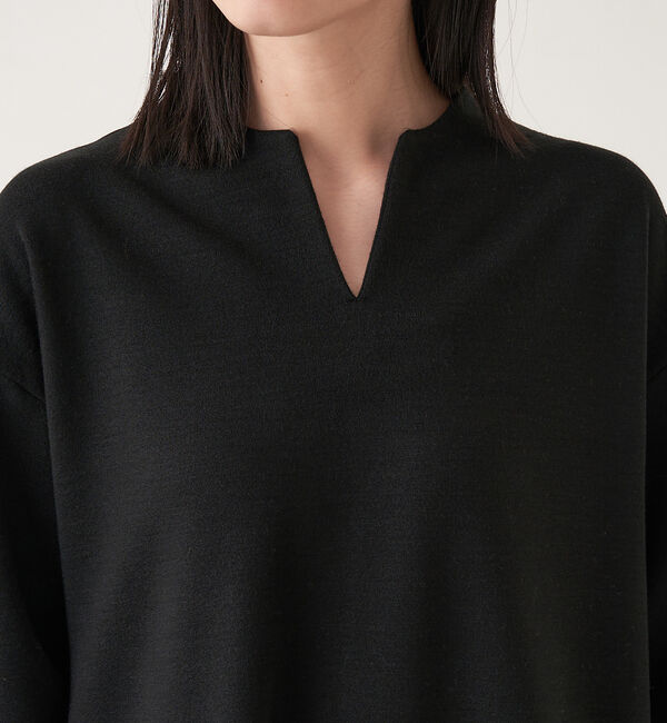 collex「ウール混 バックフォルム前スリットワンピース」|ワンピース|