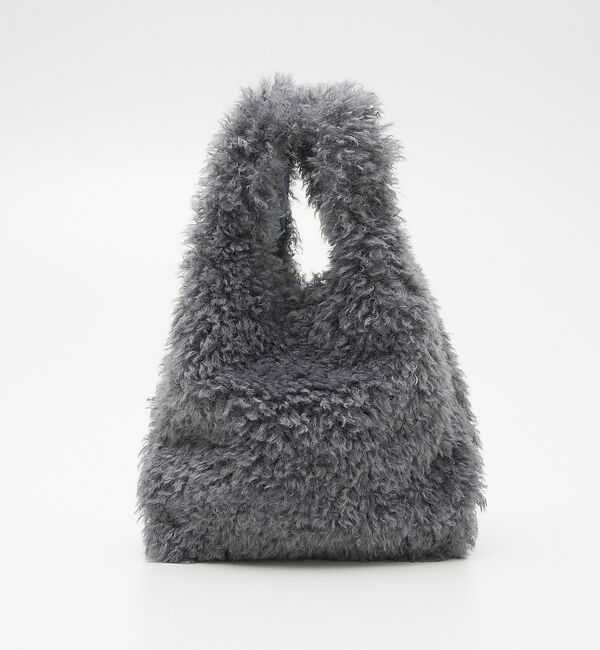 collex「【WEB限定】【EARTH MADE】CURLY FUR MARCHEBAG フ」|ハンドバッグ|