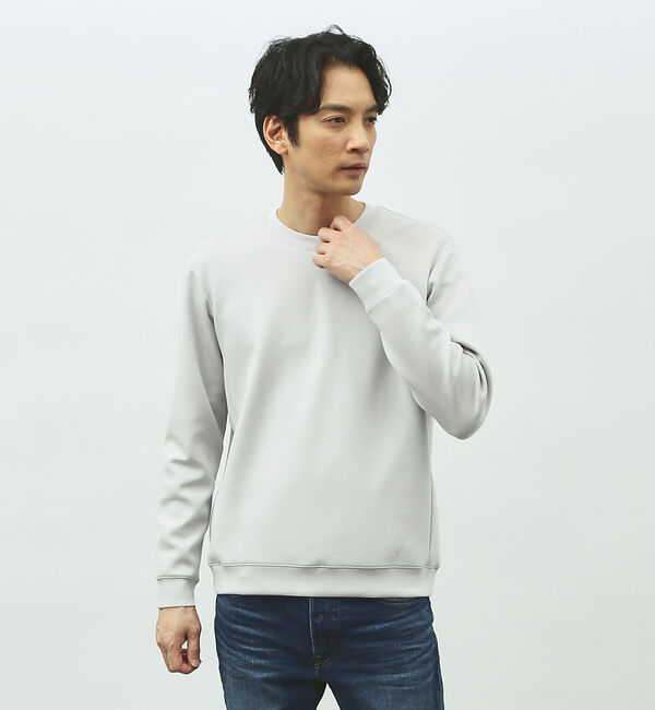 ABAHOUSE「【ハイバックネック】ダンボールニット スウェット / ロンT」|スウェット・ジャージ|