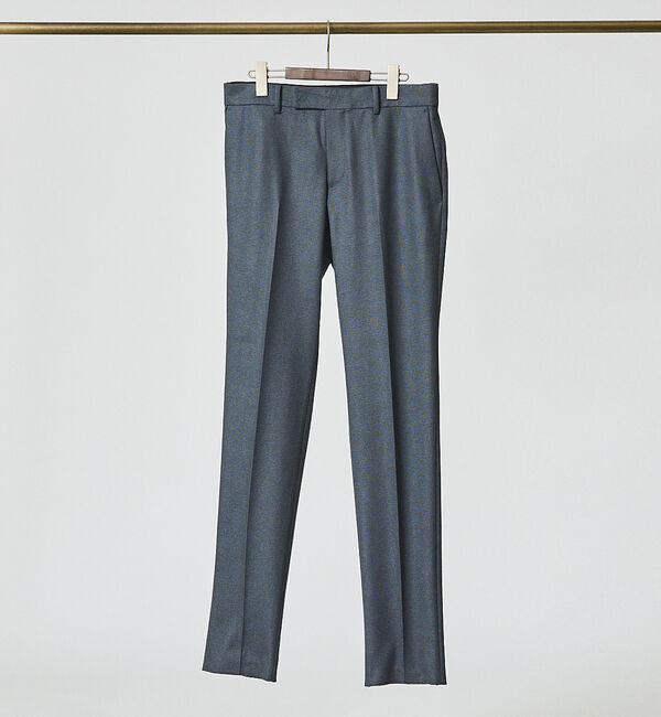 ABAHOUSE「【セットアップ対応/FLEX PANTS】TR ポンチ ニードルパンチ スラック」|スラックス|グレー