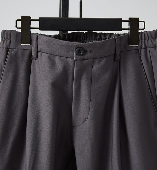 ABAHOUSE「【360&deg;HYPER-STRETCH】1プリーツ テーパード イージーパンツ/吸」|その他|