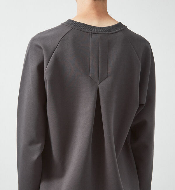 ABAHOUSE「【インバーテッドプリーツ】 ダンボールニット プルオーバー / クルーネック ス」|スウェット・ジャージ|