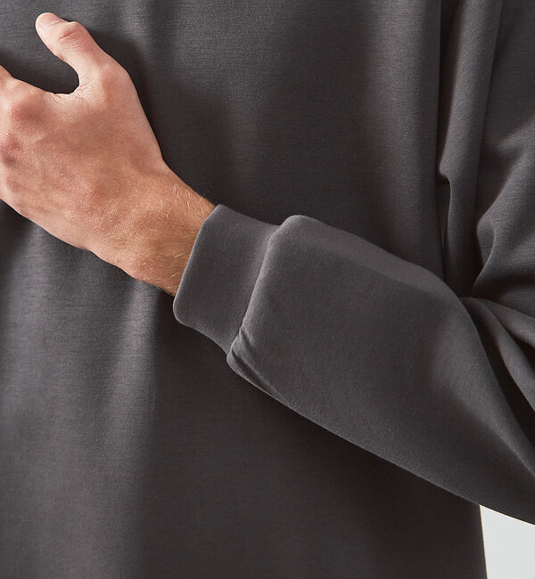 ABAHOUSE「【インバーテッドプリーツ】 ダンボールニット プルオーバー / クルーネック ス」|スウェット・ジャージ|