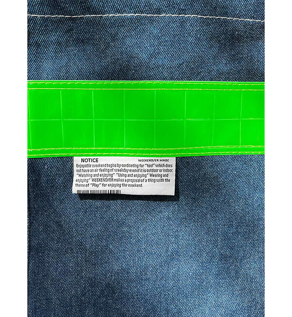 ABAHOUSE「【WEEKENDER/ウィークエンダー】 SAFETY DENIM TOTE/デ」|トートバッグ|