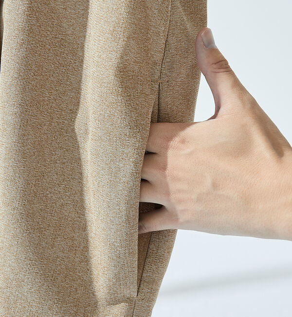 ABAHOUSE「【シアー素材】SHARIR JERSEY ラペル カーディガン / 吸水速乾 軽」|カーディガン|