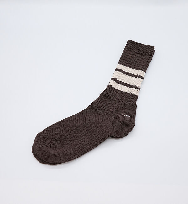 ABAHOUSE「【YUQRI/ユクリ】Walky/ラインソックス/靴下/消臭機能【WEB限定】」|ソックス|