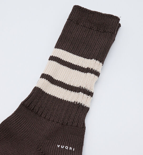 ABAHOUSE「【YUQRI/ユクリ】Walky/ラインソックス/靴下/消臭機能【WEB限定】」|ソックス|